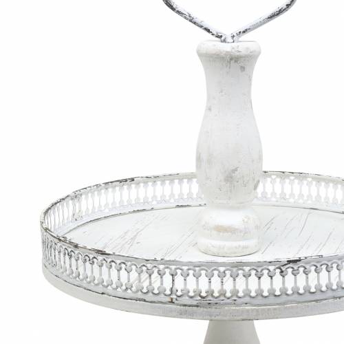 Floristik24 Cake Stand White Antique H48cm