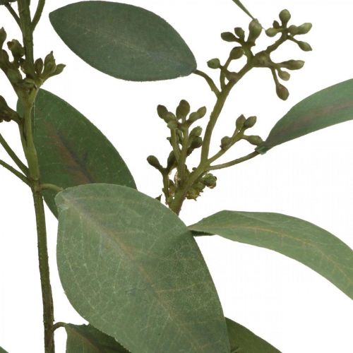 Floristik24 Artificial eucalyptus branch with buds deco branch 60cm