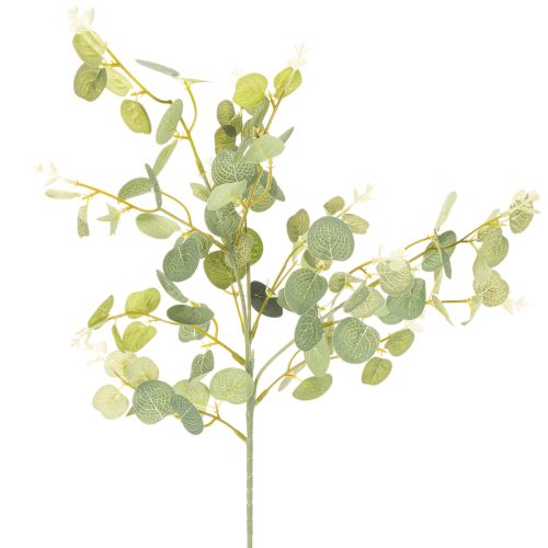 Artificial Eucalyptus Branch with Round Leaves 75cm Set of 4