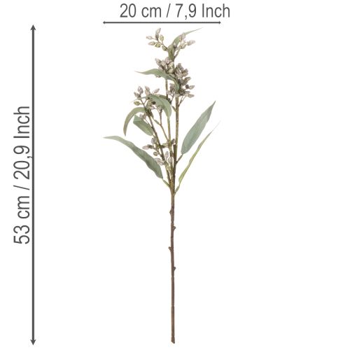 Artificial Eucalyptus Stems Set of 3 Green 53cm for Home and Party Decoration  

```html
<h2>Artificial Eucalyptus Stems for Home and Seasonal Decoration</h2>
<p>Add a touch of natural charm to your home with this set of three artificial eucalyptus stems. | Floristik24.co.uk