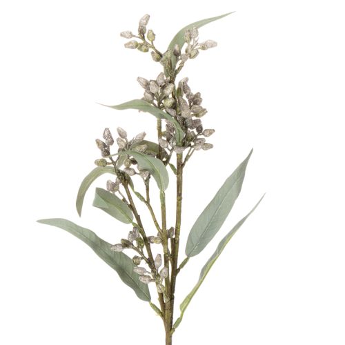 Artificial Eucalyptus Stems Set of 3 Green 53cm for Home and Party Decoration | Floristik24.co.uk