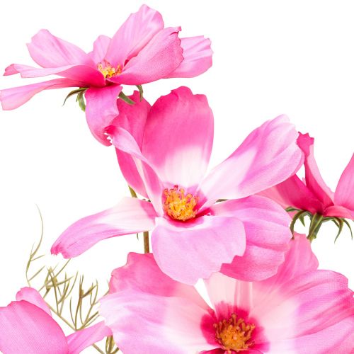Cosmea Kosmee jewelry basket artificial flower pink 75cm