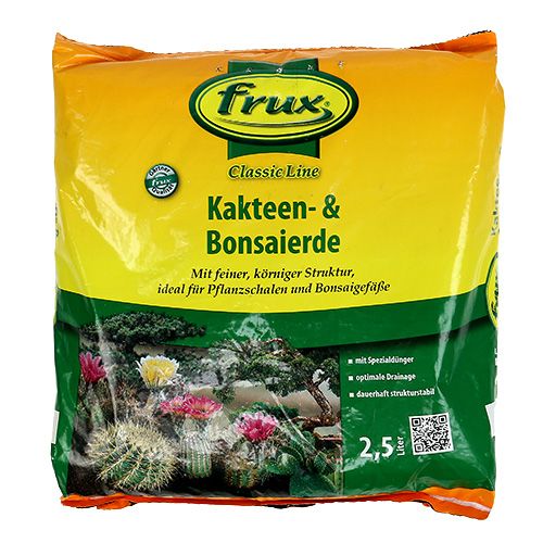 Floristik24 FRUX cactus and bonsai soil 2.5 liters