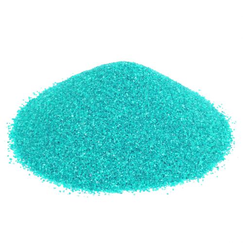 Floristik24 Color sand 0.5mm turquoise 2kg
