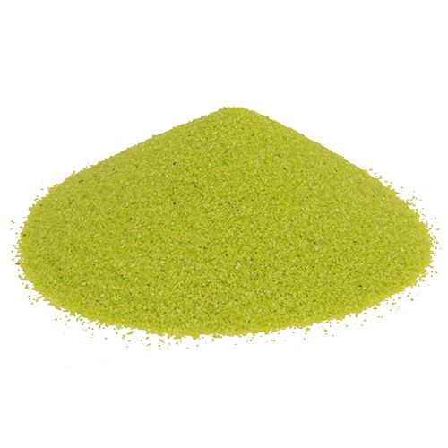 Floristik24 Color sand 0.1mm - 0.5mm apple green 2kg