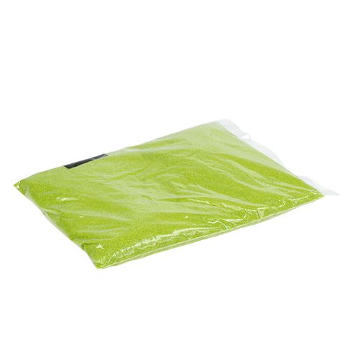 Floristik24 Color sand 0.1mm - 0.5mm apple green 2kg