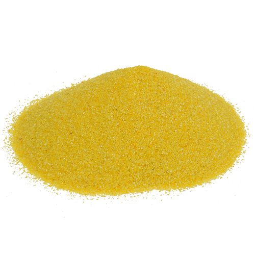 Floristik24 Colored sand 0.5mm yellow 2kg