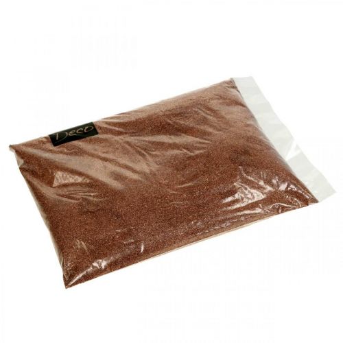 Floristik24 Color sand copper decorative sand brown Ø0.5mm 2kg