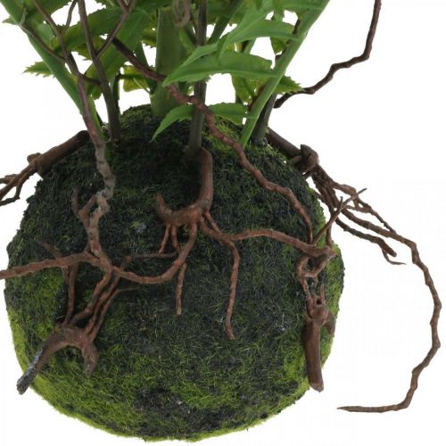 Product Artificial Fern with Balls Green Artificial Fern Deco H52cm