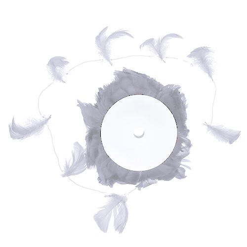 Floristik24 Spring on wire White 10m