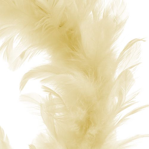 Product Feather wreath cream Ø20cm 3pcs