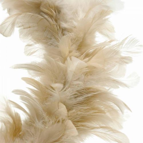 Floristik24 Deco feather wreath pink Ø25cm Wreath of feathers