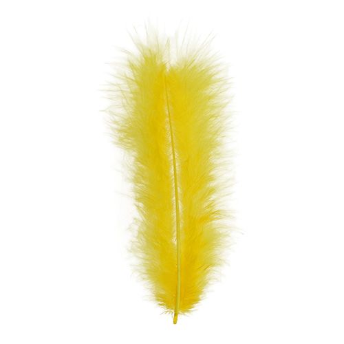 Floristik24 Feathers 30g golden yellow