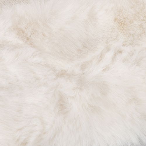 Faux Fur Decorative Ribbon Roll White 10mm x 1.4m (Set of 3) | Floristik24.co.uk