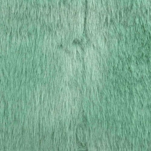 Floristik24 Decorative fur ribbon green faux fur mint fur table runner 15 × 150cm