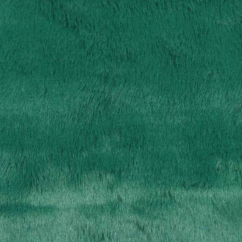 Floristik24 Decorative fur ribbon dark green 20cm x 200cm