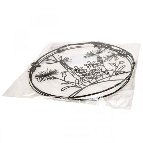 Floristik24 Window decoration spring, hanging decoration metal flowers Ø20.5cm 2pcs