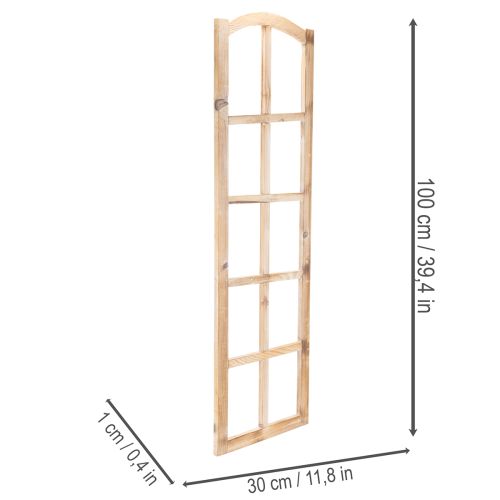 ProductName  
Rustic Wooden Window Frame for Wall Decoration – 100cm  

/ProductName  

ProductDescription  
<h2>Rustic Wooden Window Frame for Creative Wall Decoration</h2>  

<p>This rustic wooden window frame is an elegant decorative piece crafted from | Floristik24.co.uk