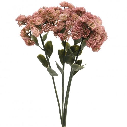 Floristik24 Stonecrop pink sedum stonecrop artificial flowers H48cm 4pcs