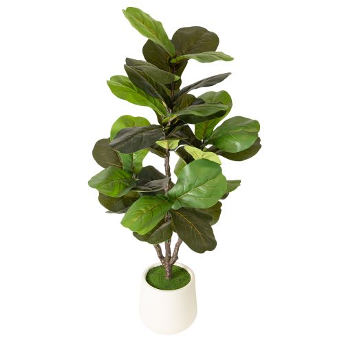**Artificial Fiddle Leaf Fig Tree 120 cm Decorative Plant for Indoor Use**

```html
<h2>Artificial Fiddle Leaf Fig Tree 120 cm for Home and Office Decoration</h2>

<p>
This artificial fiddle leaf fig tree is a stylish and low-maintenance decoration piece  | Floristik24.co.uk