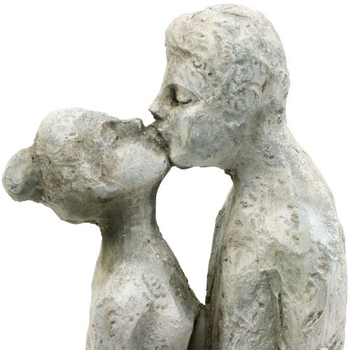 Floristik24 Decorative figure kissing couple stone cast 40cm