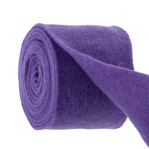 Floristik24 Felt ribbon 15cm x 5m purple