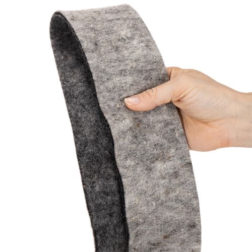 ProductName100% Wool Felt Pot Band, 7.5 cm x 5 m, Grey and Black for Home and Floral Decor/ProductName
ProductDescription<h2>Grey and Black Wool Felt Pot Band for Indoor Decorating</h2>
<p>This roll of two colour pot band is made from 100% wool felt, with | Floristik24.co.uk