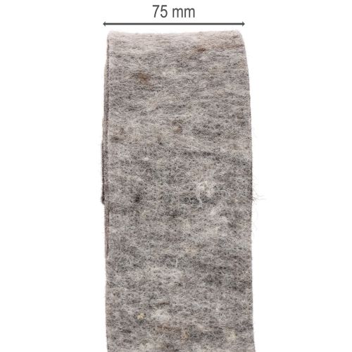ProductName100% Wool Felt Pot Band, 7.5 cm x 5 m, Grey and Black for Home and Floral Decor/ProductName
ProductDescription<h2>Grey and Black Wool Felt Pot Band for Indoor Decorating</h2>
<p>This roll of two colour pot band is made from 100% wool felt, with | Floristik24.co.uk