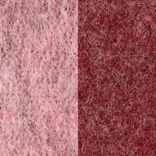 Product Felt ribbon decorative ribbon pink berry wool felt two-tone 15cm 5m