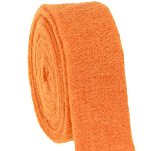 Felt Ribbon Orange 7.5cm 5m