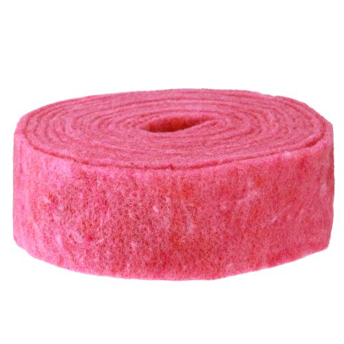 Product Felt ribbon pink 7.5cm 5m
