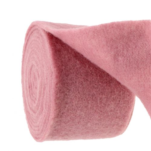 Floristik24 Felt tape, pot tape old pink 15cm 5m