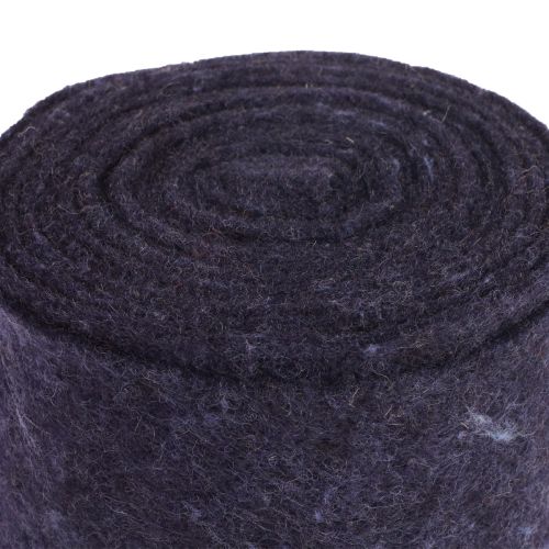 Product Felt ribbon purple, pot ribbon, wool felt, felt roll 15cm 5m