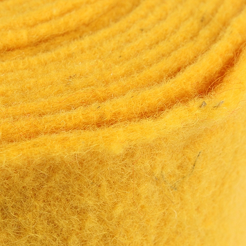 Floristik24 Felt Ribbon 15cm x 5m Yellow