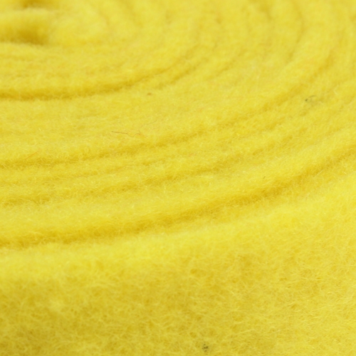 Product Felt ribbon yellow deco ribbon felt 7.5cm 5m