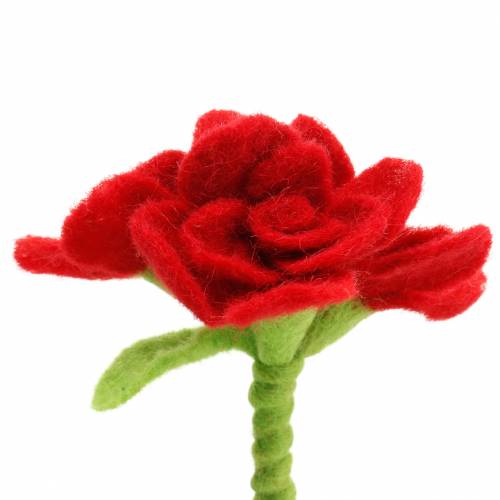 Felt flower 15cm with 3 flowers