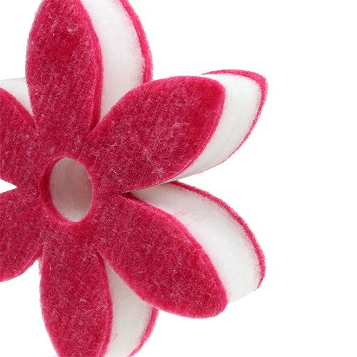 Floristik24 Felt flower mix for hanging Ø15-24cm 6pcs