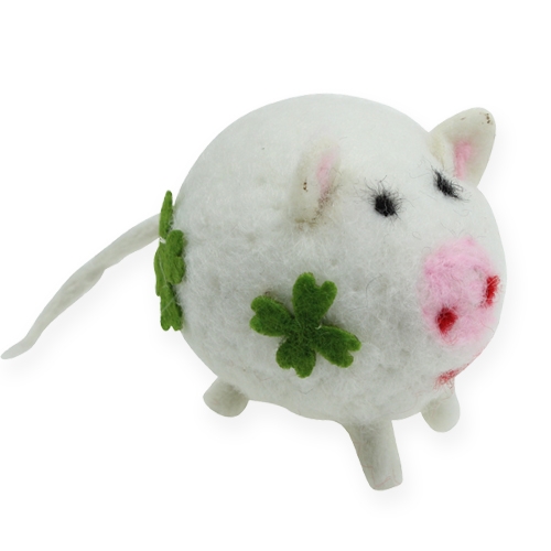 Floristik24 Lucky pig felt 7cm 3pcs