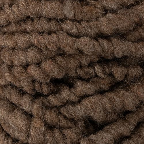 Product Brown wool cord, 25m decorative ribbon for floristry and crafts