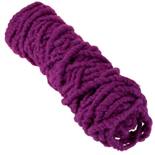 Product Purple wool cord, 25m, decorative ribbon for floristry and crafts