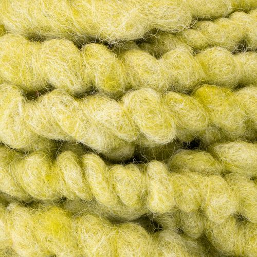 Product Felt cord, wool, green, 25m, decorative ribbon, floristry, decoration, crafting, DIY