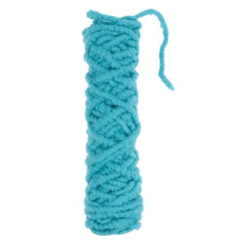 Floristik24 Felt cord fleece Mirabell 25m turquoise