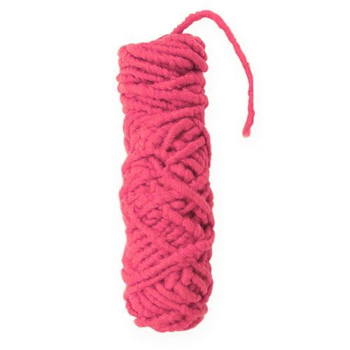 Floristik24 Felt cord fluffy Mirabell 25m pink