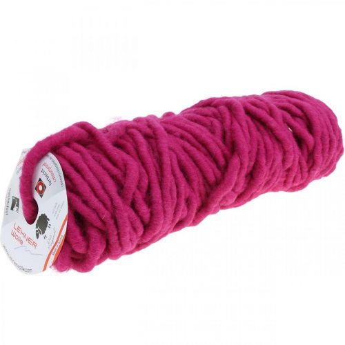 Product Felt cord with wire wool wire for handicrafts pink 20m