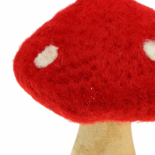 Floristik24 Fly Agaric Autumn Deco Red H13,5cm 2pcs