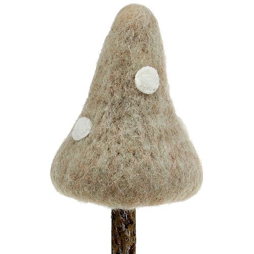 Product Felt mushrooms toadsticks brown sort. 30cm 4pcs