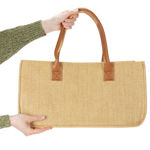 Felt bag raffia look 50cm x 25cm x 25cm | Floristik24.co.uk