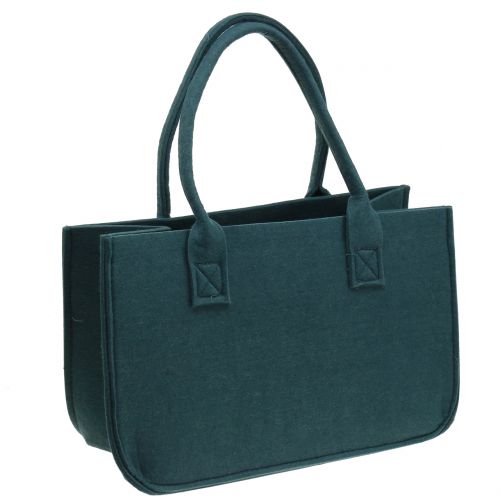 Floristik24 Felt bag blue-gray 40cm x 20cm x 25cm