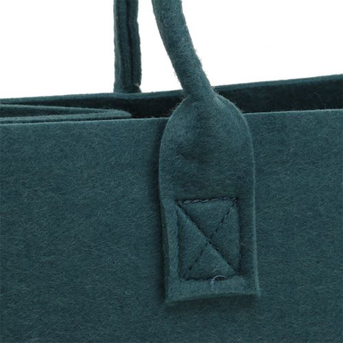 Floristik24 Felt bag blue-gray 40cm x 20cm x 25cm