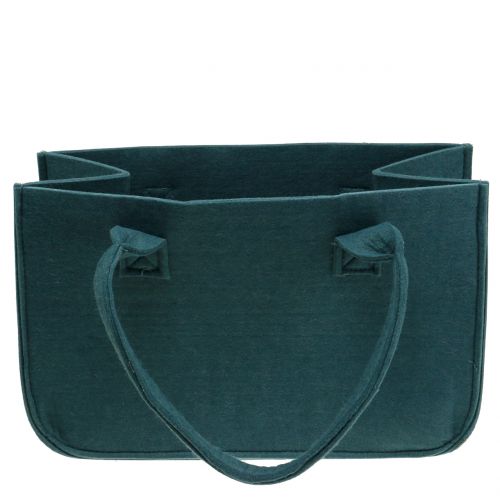 Floristik24 Felt bag blue-gray 40cm x 20cm x 25cm